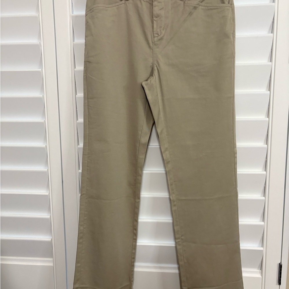 L.L. Bean Tan Straight Leg Pants